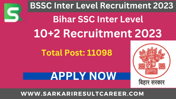 Bihar SSC 2nd Inter Level Recruitment 2023
