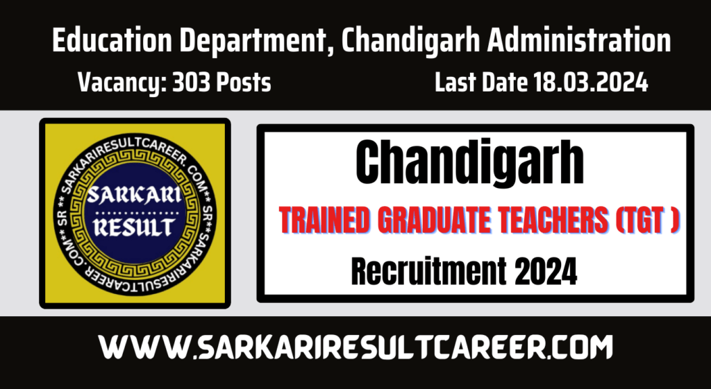Chandigarh TGT Teacher Recruitment 2024